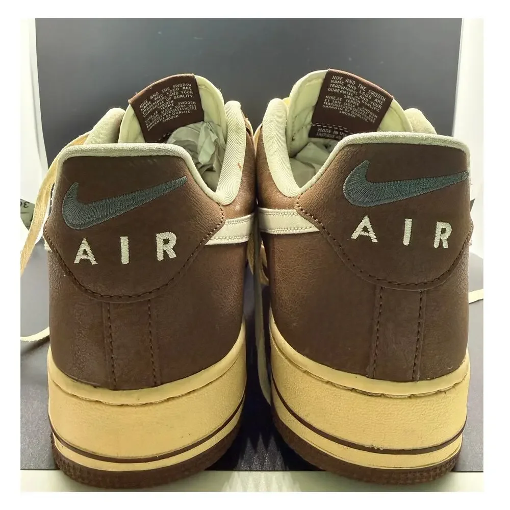 Nike Air Force 1 '07 Cacao Wow Brown/White Leather Low Top FZ23592-259